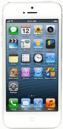 Смартфон Apple iPhone 5 64Gb White & Silver - Уссурийск