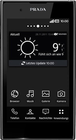 Смартфон LG P940 Prada 3 Black - Уссурийск