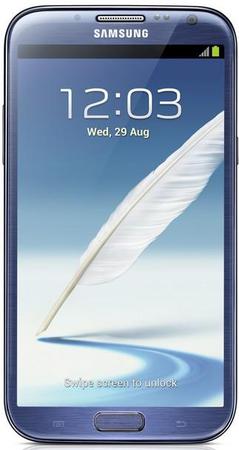 Смартфон Samsung Galaxy Note 2 GT-N7100 Blue - Уссурийск