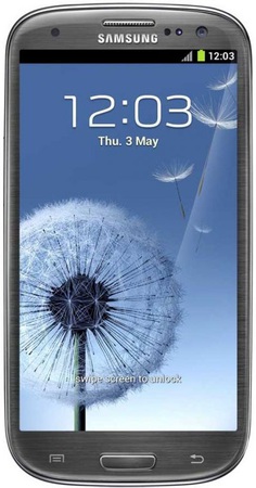 Смартфон Samsung Galaxy S3 GT-I9300 16Gb Titanium grey - Уссурийск